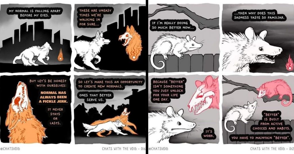 16 Existential Animal Comics From ‘Chats With The Void’