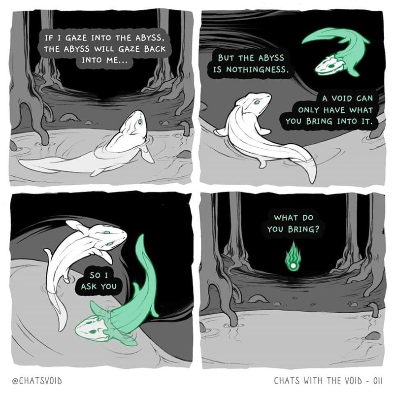 16 Existential Animal Comics From 'Chats With The Void'