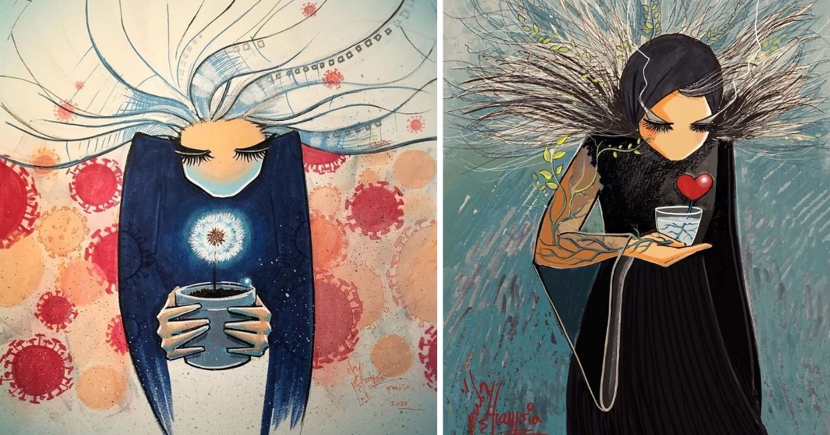 30 Heartbreaking Works By The First Female Afghan Street Artist