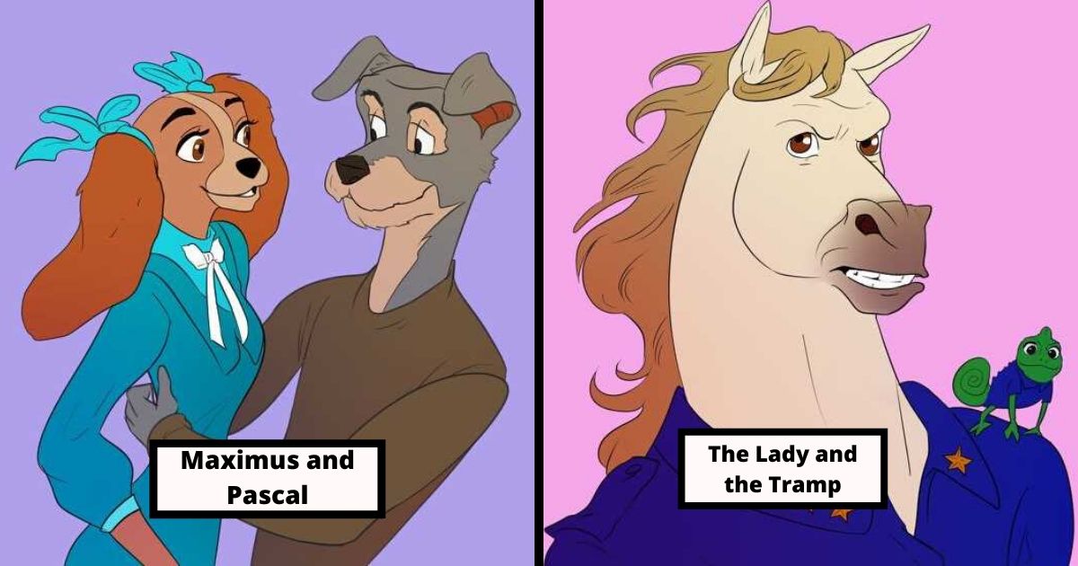 We wanted to see the “human” version of 15+ famous Disney animals, and this was the result