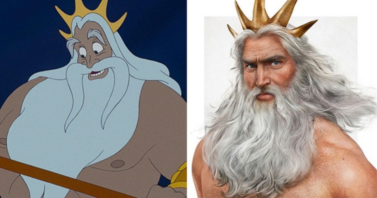 Artist Create Disney Characters Into Realistic People (Dad Edition)