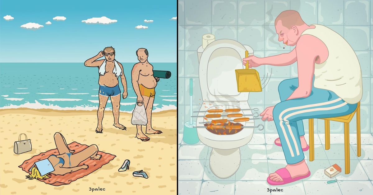 These 20 Illustrations Show the Deep Reality of Society in a Hilarious Way