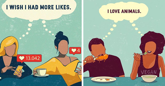 Artist’s 30 Illustrations Highlighting The Irony Of Our Modern Society